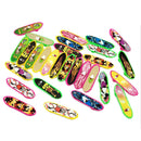 20 pcs Finger Skateboard, Mini Skateboard with Pattern On Both Sides, Micro