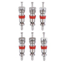 Universal Car Removal Tool Four-in-one Valve Tool + 6 Brass Valve CoresB Gw