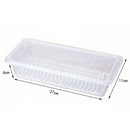 Plastic Fruit Vegetable Food Storage Box Containers with Removable Drain Plate