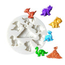 Dinosaur silicone cake mold fondant mold cake decorating tools chocolate mould U