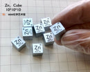 1pcs 99.99% pure zinc Zn Cube Element Periodic Table 10mm 7.2g
