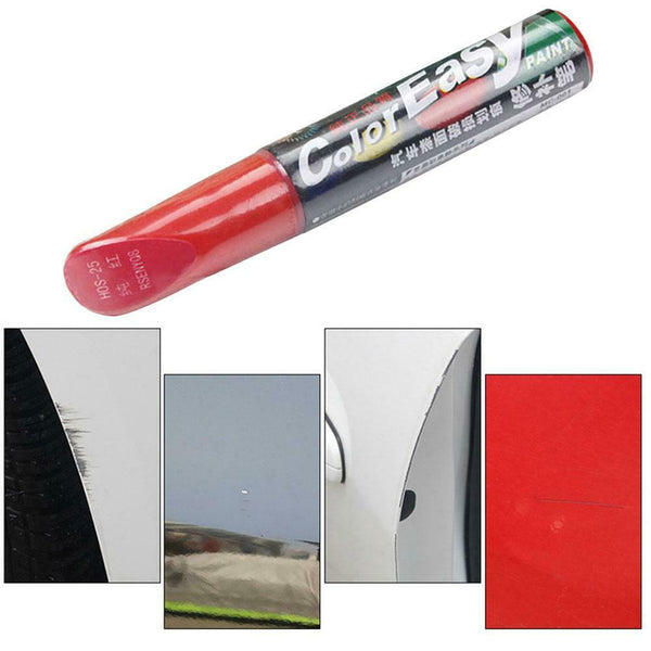 Universal Waterproof Car Scratch Repair Remover Pen Paint Care Tool (Red)
