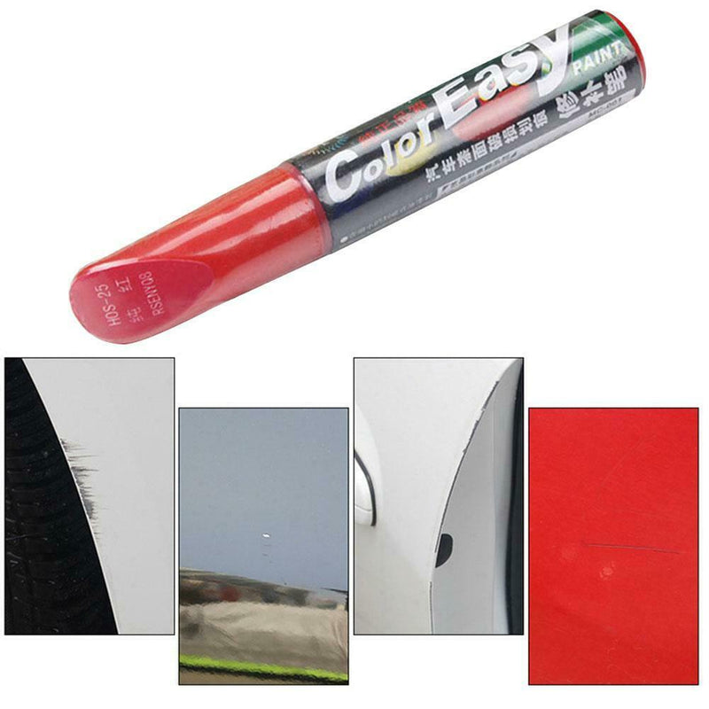 Universal Waterproof Car Scratch Repair Remover Pen Paint Care Tool (Red)