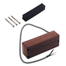 Sealed Pickup Rosewood Cover with Screws for Bass Guitar Replacement Parts