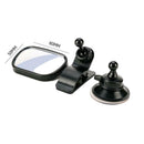2 in 1 Baby Car Mirror Convex Shatterproof Backseat Kids Rear View Mirror