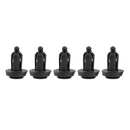 5pcs Universal Car Auto Bumper Plastic Trim Clips Fasteners Retainer Rivets