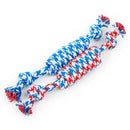 1PC Random Color New 27CM Dog Pet Puppy Chew Cotton Rope Ball Braided Knot