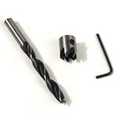 7pcs 3-point Wood Countersunk Head Drill Reaming Drill Bit Woodworking Tool