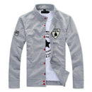 men's boutique leisure pure cotton Sweatshirts Male fall leisure coat Men l