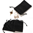 2X Jewelry Bag Black Velvet Necklace Ring Earrings Storage Bag Display Bages 3C