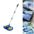 Microfiber Car Brush Wash Mop Mitt Extendable Handle Vehicle Washing X5C3