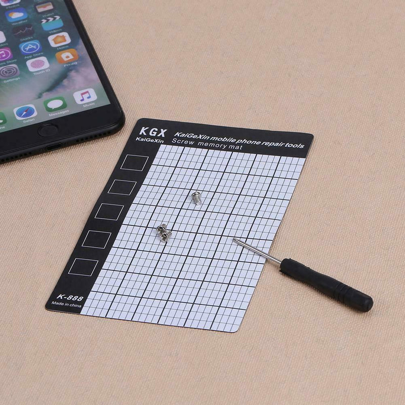 145x90mm Palm Size Smart Phone Tablet PC Repair Pad Magnetic Screw Mat