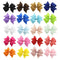 20pcs Girls Lovely Bowknot Hairclip Performance Headwear for Birthday Gift