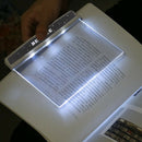 LED Flat Night Vision Read Light Portable Bedroom Eye Protection Panel Lamp A