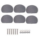 6 Pieces Oval-Shaped Tuner Machine Heads Knobs Cap Set for Acoustic/Electric
