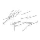 20Pcs High-carbon Steel Sea Fishing Worm Hooks Fishhook Live Bait Hooks L