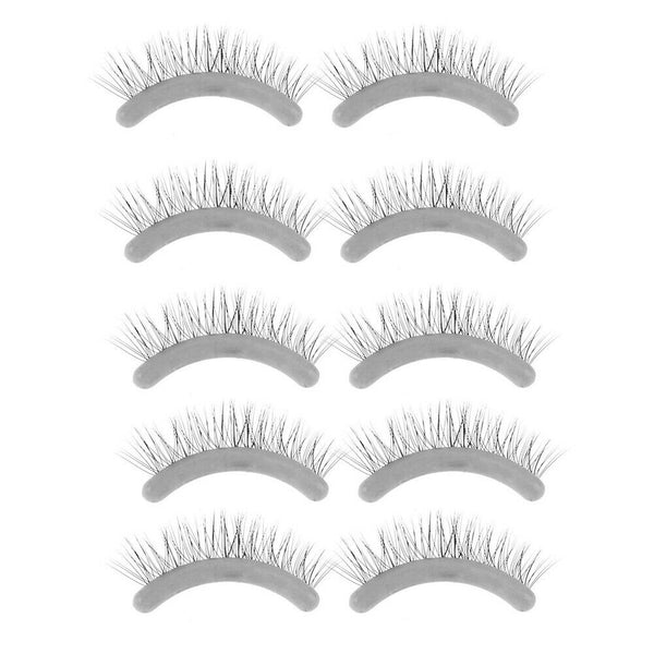 10pcs Silicone False Lashes Display Strip Graft Planting Eyelash Show Bar A#S