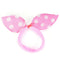 20X Girl Rabbit Bunny Ears Dotted Hair Ties Scrunchie Ponytail Holder HairBan Gw