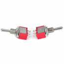 2 Pcs AC SPDT On/Off/ 3 Position Momentary Toggle Switch AC250V/2A/120V/5A  I BX
