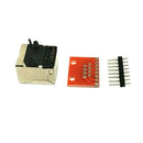 8Pcs PCB RJ45 8P8C Connector Breakout Board Accessories for Check Ethernet