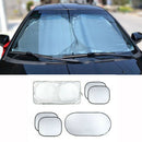 6pcs Set Universal Summer Car Window Windshield Block Thickening Sun Shade Cloth