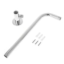 Copper stainless steel shower accessories base mounted shower fixed rod elbow
