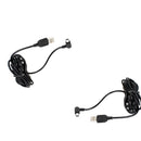 2 X 3.5m USB MINI 5Pin Right Angle Male to USB 2.0 A Male Plug Cable Lead