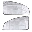 2x Car Side Window Sun Shade - Magnetic Curtain for Kids with Sun Protection