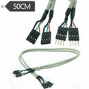 4pin male to female DuPont line double head 4PIN 2.54mm 50cm