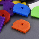 24 Key Caps With Flexible Key Cover For Easy Identification Of Door Keys, M J1Z8