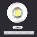 T6 LED Inside Battery Output Portable Flashlight Outdoor Climbing Light