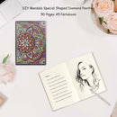 DIY Mandala Special Shaped Diamond Painting 50 Sheets A5 Office Notebook