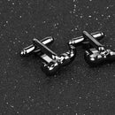 Moustache Cufflinks Mustache Cufflinks Tash Lip Hair Black Beard Cuff Butto Y5V8