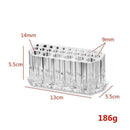 1pc 26 Holes Acrylic Clear Cosmetic Makeup Brush Holder Home Use For Daily S3D5