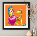 5D Full Drill Diamond Painting Cartoon Animal Cross Stitch Embroidery Kit