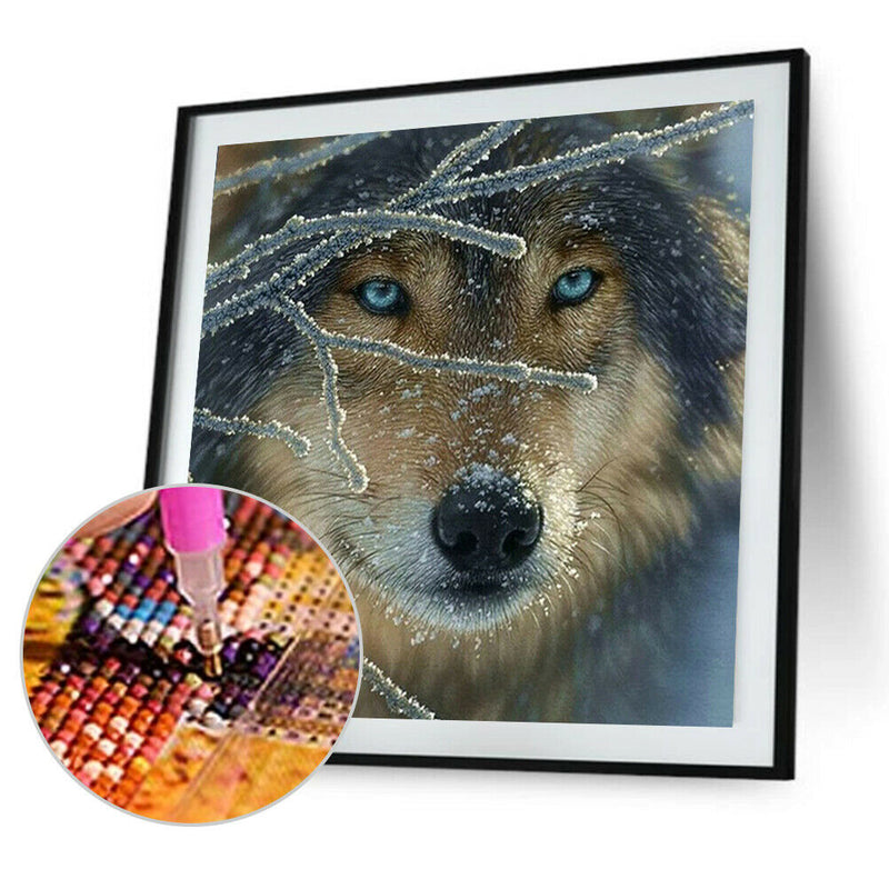 Full Drill Wolf 5D Diamond DIY Painting Craft Kit Home Decor
