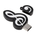 USB 2.0 Stick Cute Cartoon Memory Stick Music Notes Symbol USB 2.0 Memory E Q6Z9