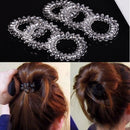 6pcs Clear Elastic Rubber Hair Ties Hairband Rubber Rope HairBand