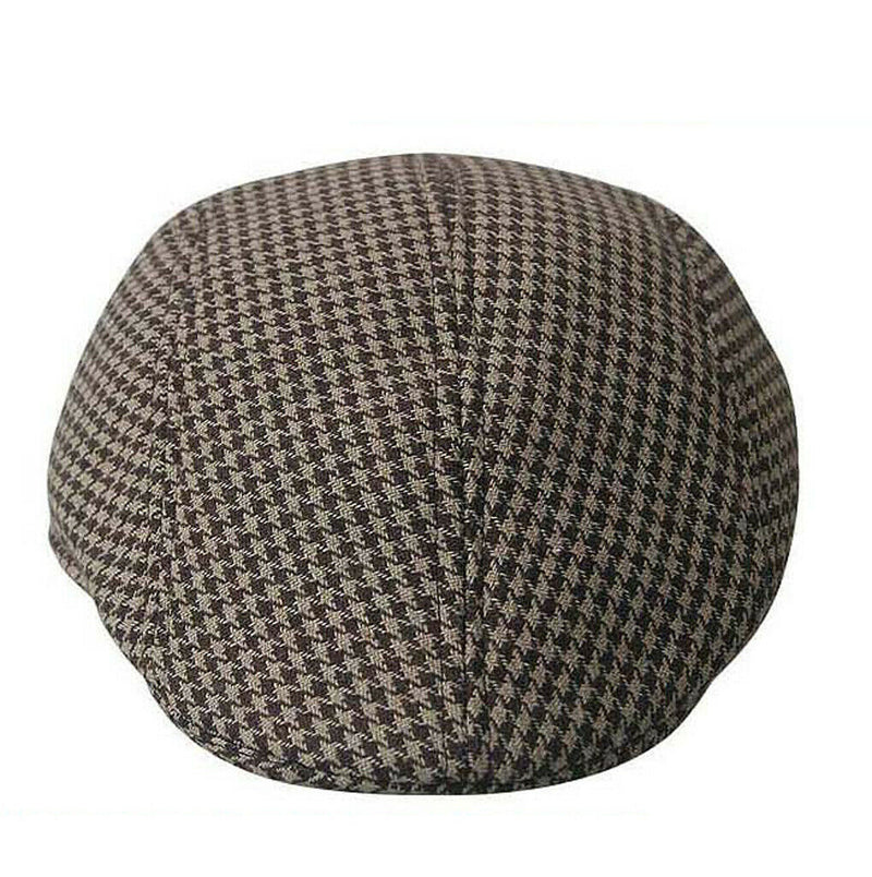 Fashion Kids Boys Beret Cap Flat Hat Set of 2 Brown + Black