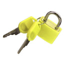 3PCS 23mm Brass Padlock Travel Luggage Padlocks Lock(Colour: Blue/Yellow/Re O8H8