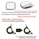 6pcs RISK Bicycle Cable Housing Fixed C Clip Brake Shift Cable Frame Holder