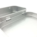 8-Pack Hinged Tin Box Containers With Solid Hinged Top,Use for First Aid Ki Q7M9