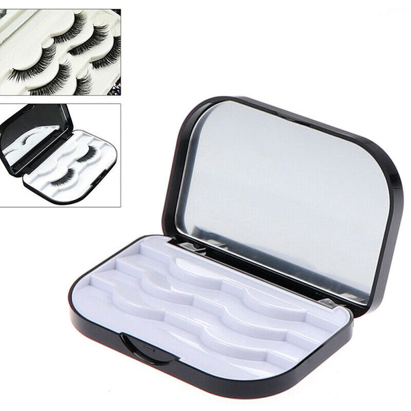 Makeup False Eyelashes Storage Organizer Box Travel Lashes Holder Case ContS Ew