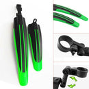 Mountain Bike Bicycle Cycling Front Rear Mudguard Black green