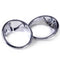 Pair Chrome Plated Front Fog Light Lamp Cover Trim Fit For BMW X5 F15 2014-2015