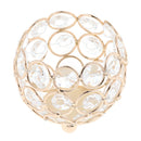 Crystal Candle Holder Candlestick Desktop Centerpieces Ornament for Party
