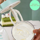 Mini Electric Stand Mixer Auto Egg Beater Kitchen Dough Mixer with Bowl 900ml