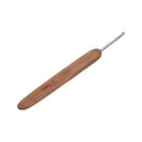 8 Sizes Bamboo Handle Steel Crochet Hooks 1.0-2.75mm U6G3