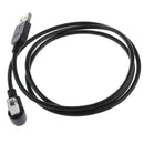 USB2.0 Male to Type B 90 Degree Angle Extension Adapter Cable Bend right