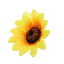 30Pcs Artificial Sunflower Heads Silk Flower Bulk Wedding Home Decor Orange